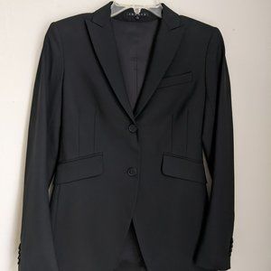 Theory Double Button Blazer - Black - Size 4